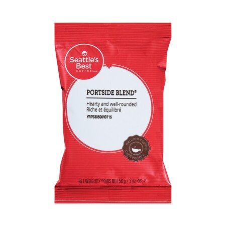 Seattles Best Premeasured Coffee Packs, Portside Blend, 2.1 oz Packet, PK72, 72PK 12420871